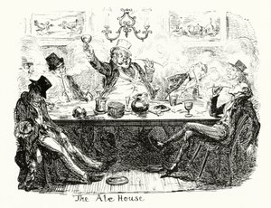 The Ale House (gravyr) av George Cruikshank