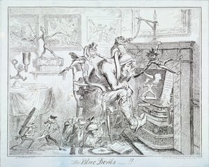 "The Blue Devils", 1835 av George Cruikshank