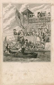 Dårskapen på Themsen av George Cruikshank