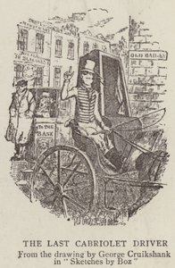 Den sista Cabriolet-föraren av George Cruikshank