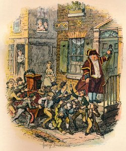 Sockenmotorn, c1900 av George Cruikshank