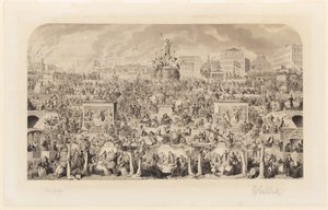 Bacchus dyrkan av George Cruikshank