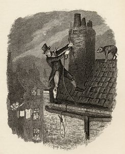 Den sista chansen, från "The Adventures of Oliver Twist" av Charles Dickens (1812-70) 1838, publicerad av Chapman und Hall, 1901 (gravyr) av George Cruikshank