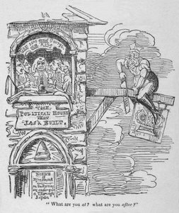 Vad är du på Vad är du ute efter, c1820. av George Cruikshank