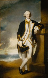 Kapten Hugh Palliser (1723-1796), ca 1775 (olja på duk)
