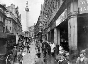 Monument Street and Monument, City of London, före 1933
