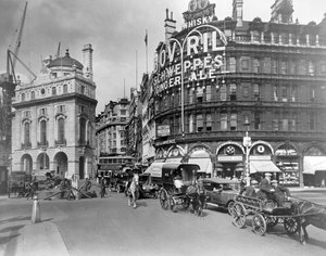 Piccadilly Circus, City of Westminster, London, tidigt 1900-tal.