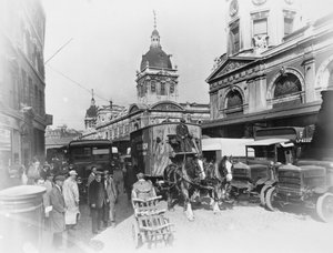 Smithfield Market, London, 1920-1930-talet