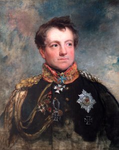 Porträtt av fältmarskalk August Neidhart, greve av Gneisenau, preussisk soldat, 1818.