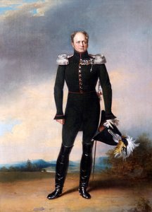 Porträtt av tsar Alexander I av Ryssland, 1825.