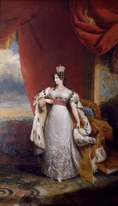 Porträtt av tsarina Alexandra Feodorovna från Ryssland av George Dawe