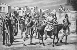 Avrättningen av patriarken Konstantin (litografi)