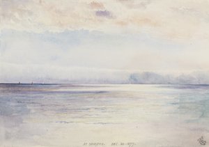 I San Remo, 30 december 1877 (wc på papper) av George Douglas Tinling