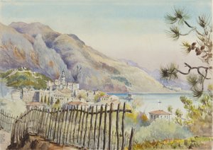 Mentone, ser österut, 5 mars 1878