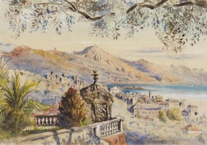 San Remo, 12 januari 1878 (wc på papper)
