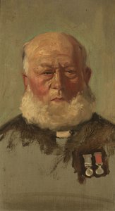 Porträtt av J. Summers, R.N., ca. 1920 (olja på panel) av George Edmund Butler
