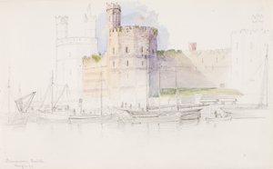 Caernarvon slott av George Elbert Burr