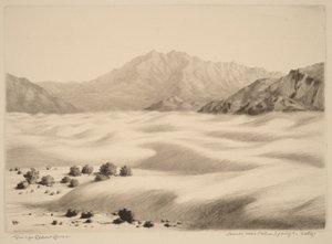 Sanddyner nära Palm Springs, Kalifornien (nr 2)
