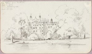 Eton College från floden av George Elbert Burr