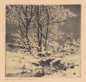 Första snön (nr 1) av George Elbert Burr