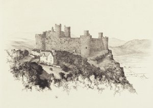 Harlech Castle, Wales av George Elbert Burr