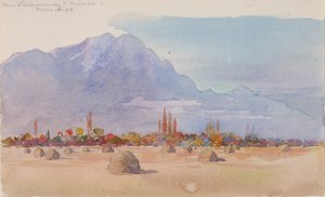 Nära Villeneuve, Suisse, 1898. av George Elbert Burr