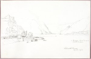 Rhen vid St. Goar av George Elbert Burr