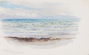 Stranden vid Pwllheli, N. Wales, 1899. av George Elbert Burr