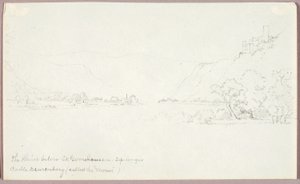 Rhen nedanför St. Goarshausen av George Elbert Burr