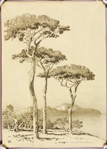 Utan titel (överföringsritning för Capri från Sorrento)