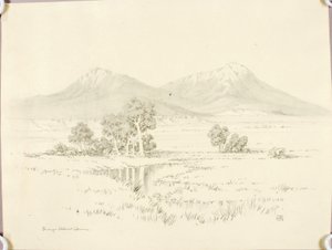Utan titel (transferritning för Spanish Peaks [nr 2]) av George Elbert Burr