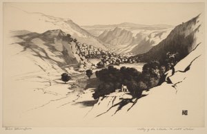 Lledrdalen, norra Wales (nr 1) av George Elbert Burr