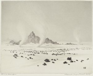 Whirlwinds, Mojave Desert, Kalifornien (nr 3)