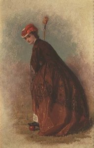 Krocketspelaren av George Elgar Hicks