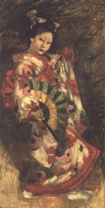 Japanese Girl (olja på duk)