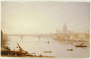 Southwark Bridge och St. Paul