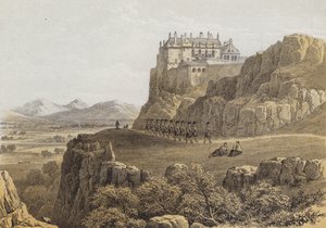Stirling Castle (chromolitho) av George Fennel Robson