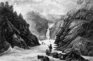 "Källan till floden Jumna", 1838.
