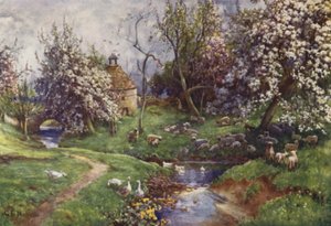 En Cotswold fruktträdgård av George Franck Nicholls