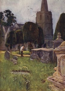 Painswick kyrka av George Franck Nicholls