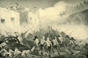 Nicholson leder attacken genom Delhi Streets, 1857, 1901.
