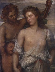 A Bacchante (olja på duk)