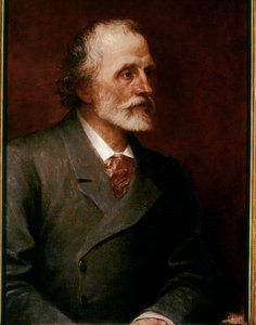 George MEREDITH, Porträtt 1893 (olja på duk) av George Frederic Watts