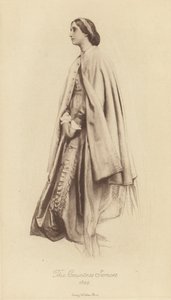 Virginia, grevinna Somers (litho) av George Frederick (after) Watts