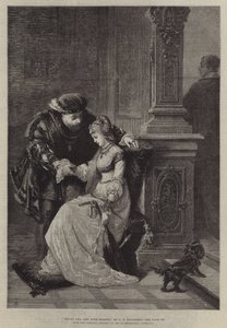 Henry VIII och Anne Boleyn av George Frederick Folingsby
