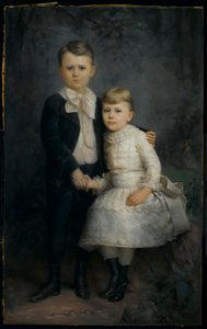 Porträtt av två barn, 1891