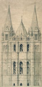 Höjd, ca 1860 (papper) av George Gilbert Scott