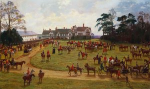 Cheshire Hunt - mötet i Calveley Hall