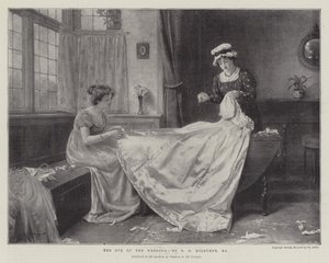 Bröllopskvällen av George Goodwin Kilburne