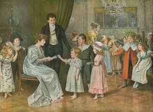 Twelth-Night: the Childrens Party. Drawing Lots for Twelth-Night Characters 